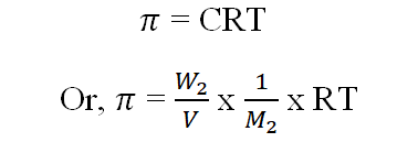 Osmotic Pressure