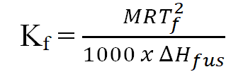 Depression of freezing point