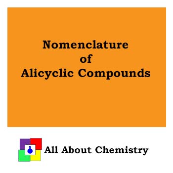 Nomenclature of cyclic compounds