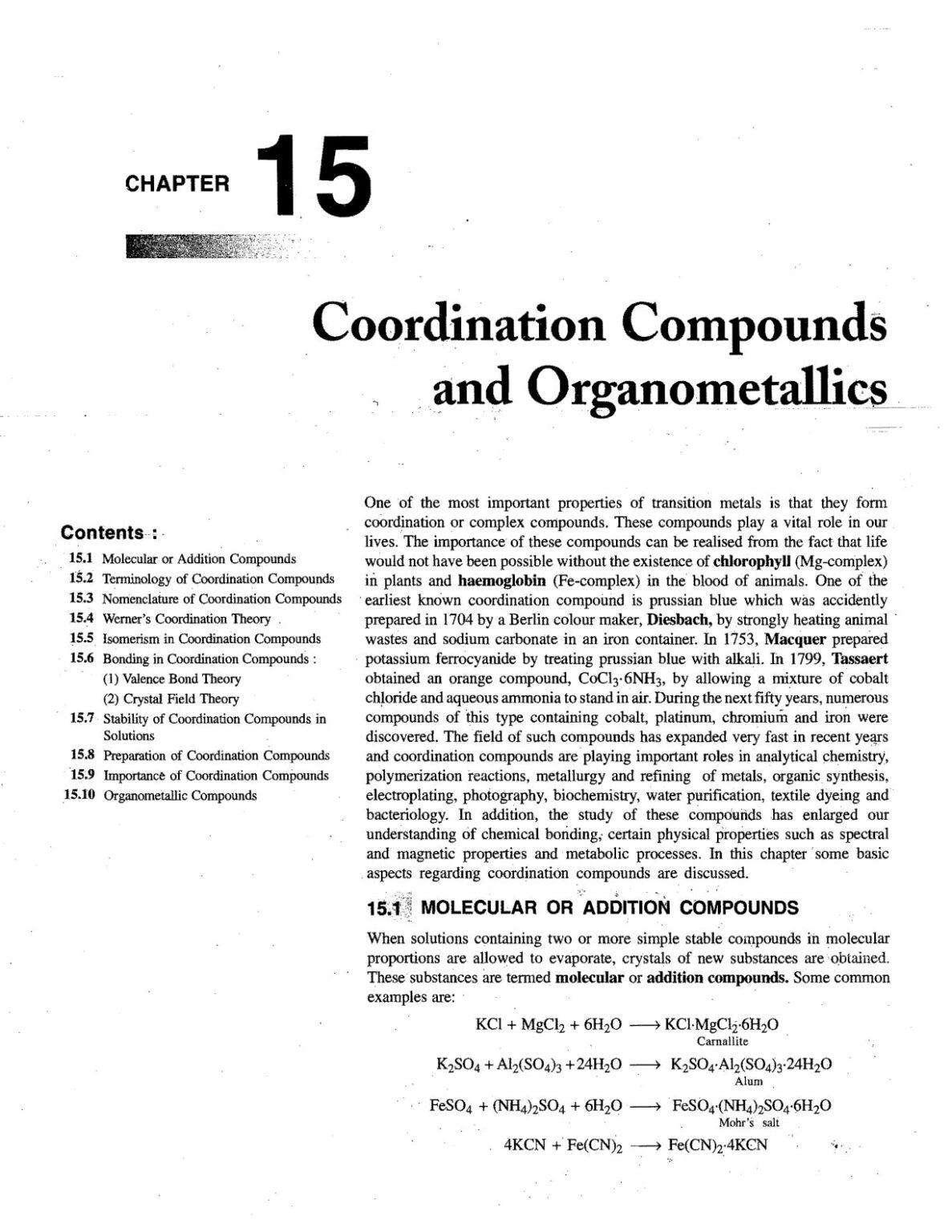 Coordination Compounds Cbse Isc Jee Neet Notes All About Chemistry