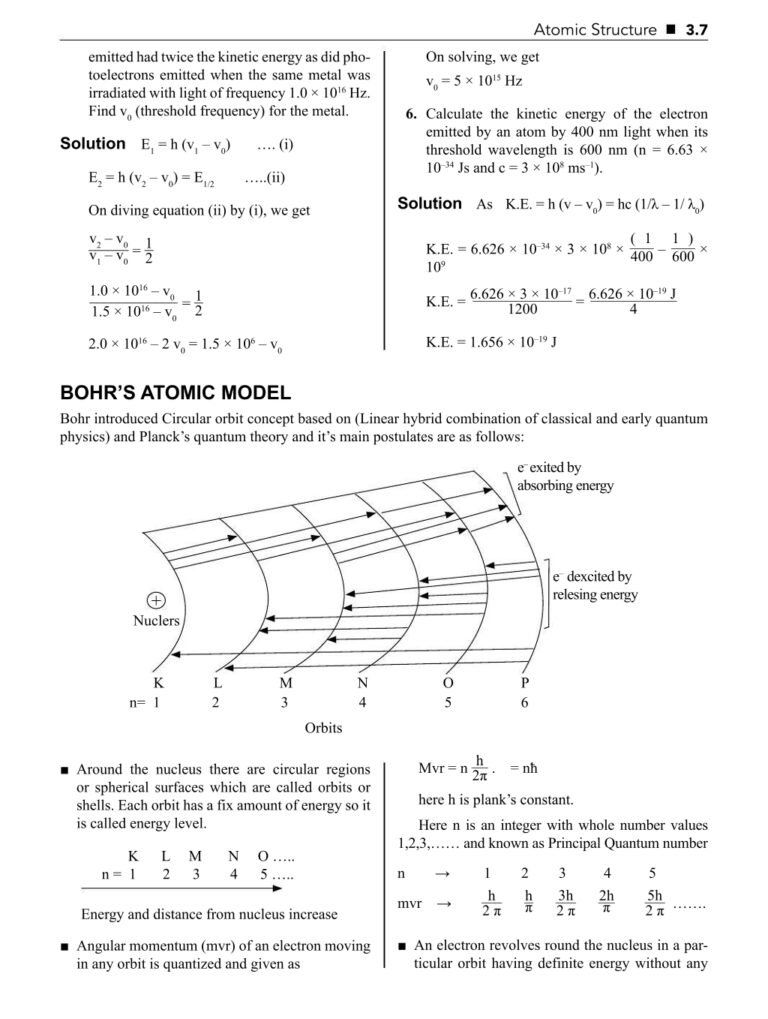 Ejee Notes.pdf ATOMIC STRUCTURE JEE NOTES PDF|Biswajit Das ALL ABOUT CHEMISTRY