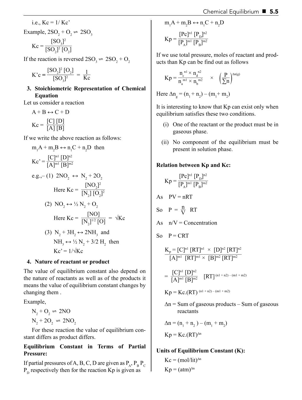Chapter Equilibrium Isc Notes EQUILIBRIUM CLASS 11 NOTES|ISC|CBSE|Biswajit Das ALL ABOUT CHEMISTRY