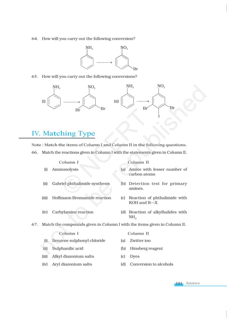 Organic Compounds Containing Nitrogen Class 12 NCERT Exemplar|CBSE|Biswajit Das
