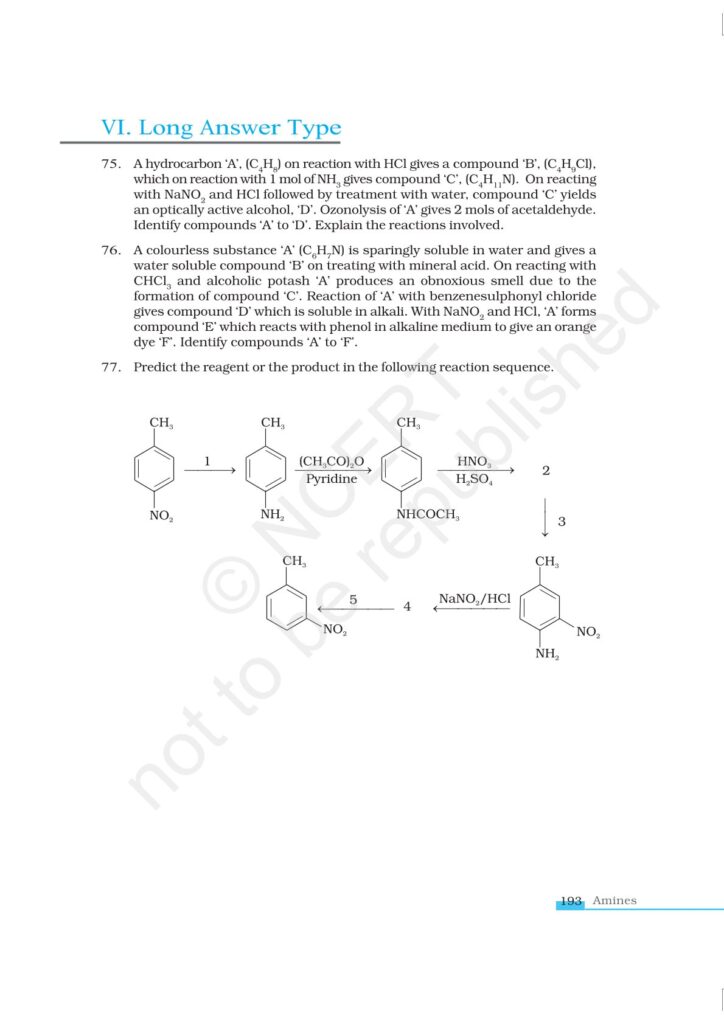 Organic Compounds Containing Nitrogen Class 12 NCERT Exemplar|CBSE|Biswajit Das
