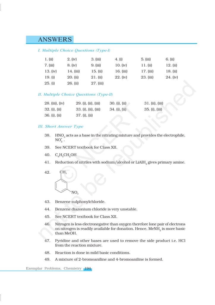 Organic Compounds Containing Nitrogen Class 12 NCERT Exemplar|CBSE|Biswajit Das
