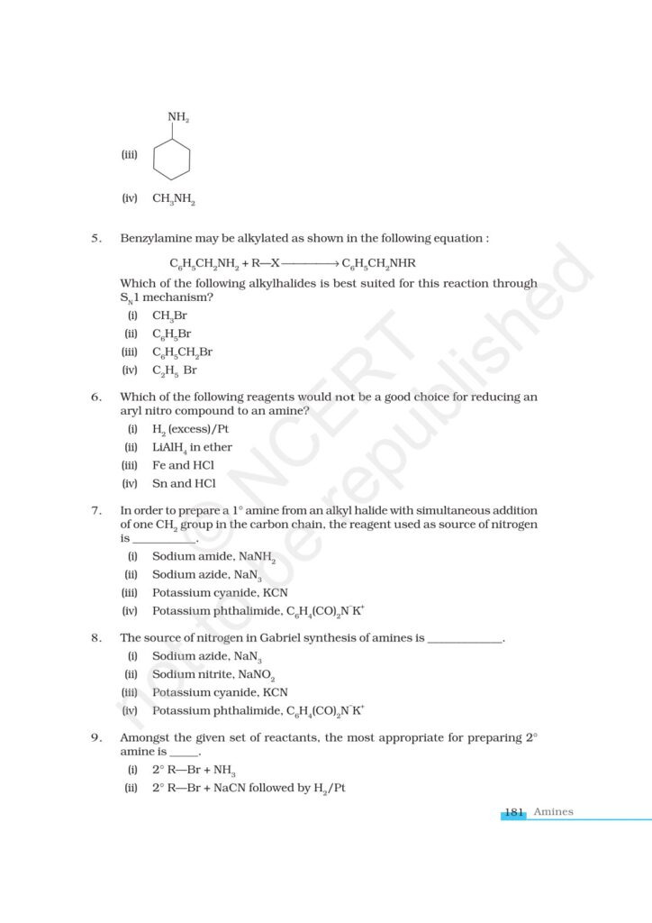 Organic Compounds Containing Nitrogen Class 12 NCERT Exemplar|CBSE|Biswajit Das

