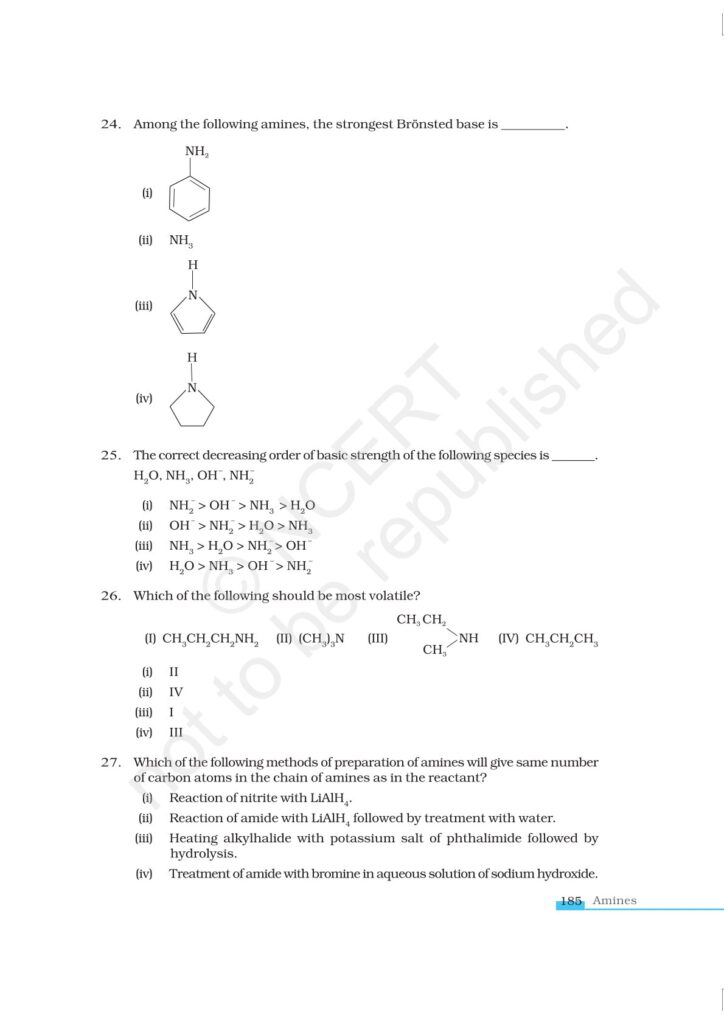 Organic Compounds Containing Nitrogen Class 12 NCERT Exemplar|CBSE|Biswajit Das
