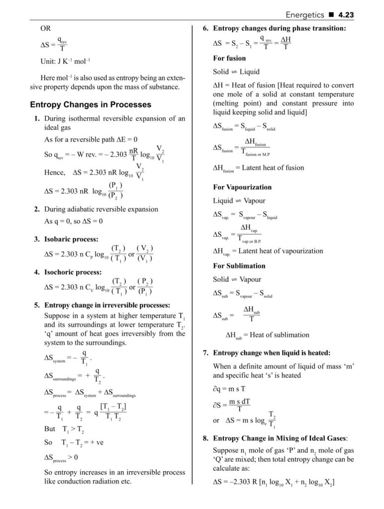 Thermodynamics Class 11 Notes |Biswajit Das