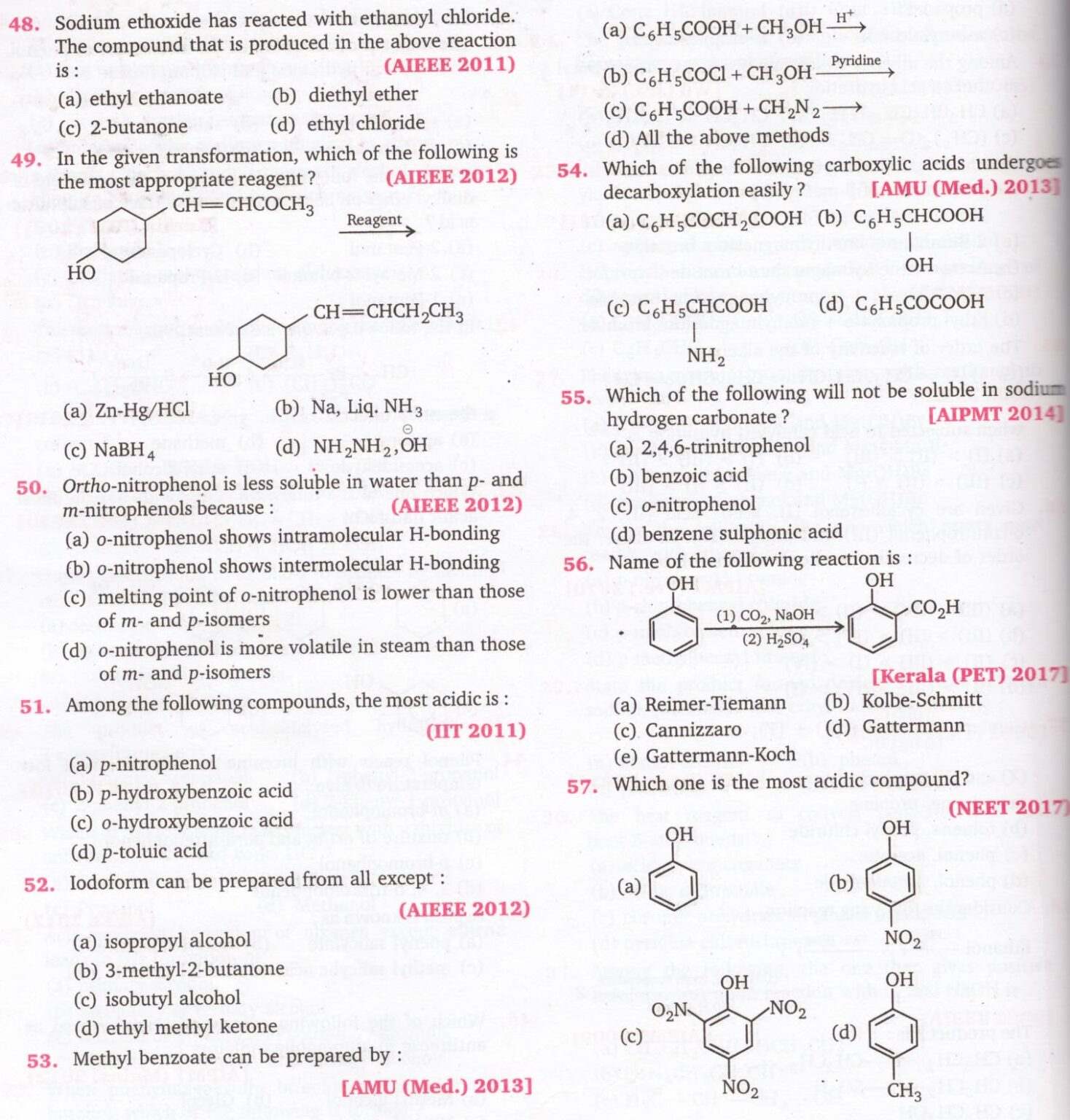 Alcohol and PhenolMCQsJEENEET All About Chemistry